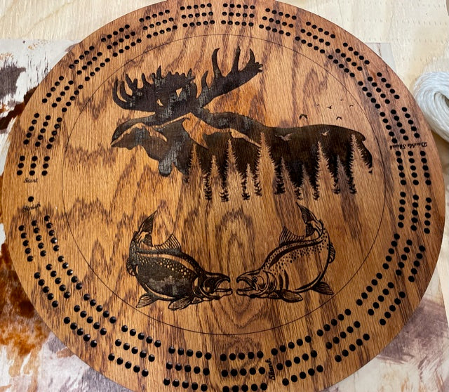 Customized Cribbage Board