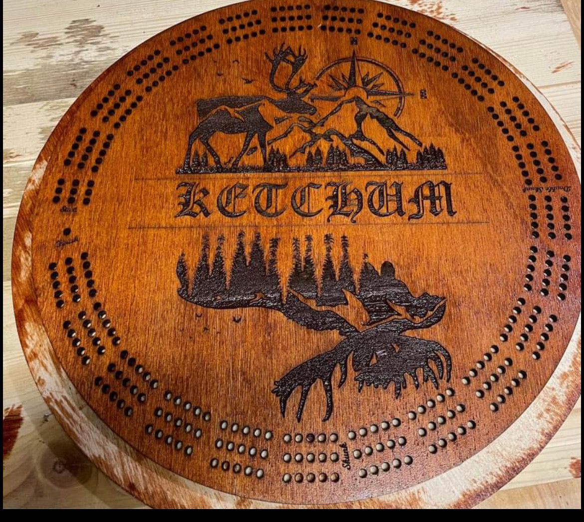 Customized Cribbage Board