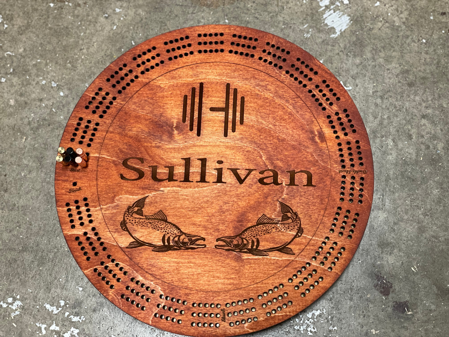 Customized Cribbage Board